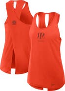 Nike Women's Nike Orange Cincinnati Bengals Glory Crisscross Performance Tank Top