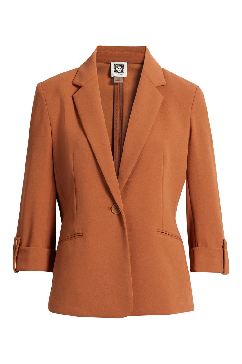 Roll-Tab Sleeve Jacket, Alternate, color, CEDAR SPICE