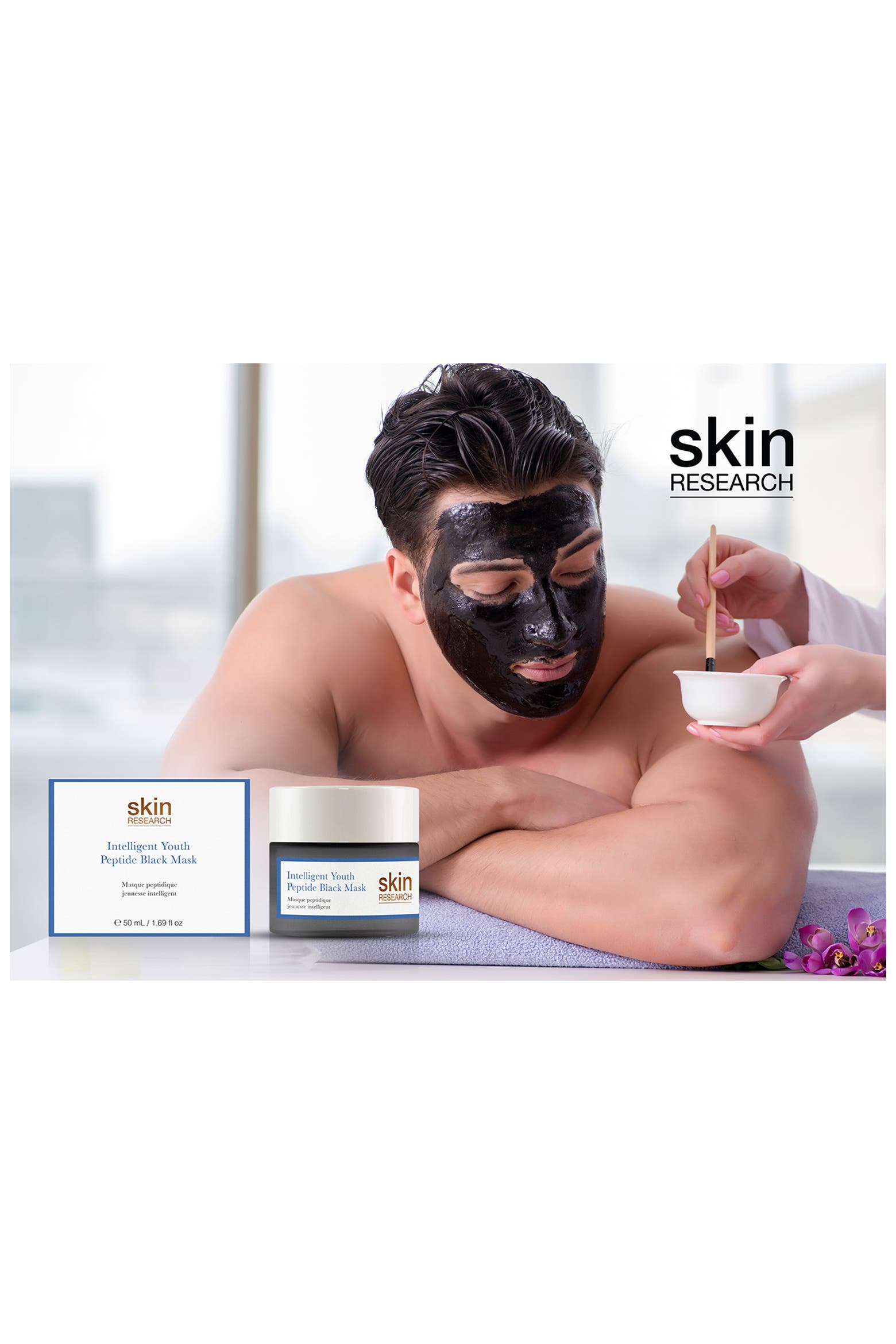Padding Under Skin Skin Research Intelligent Youth Peptide Black Mask | Nordstromrack