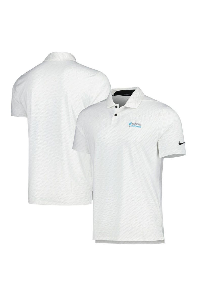Men's Nike White 2023 Valspar Championship Vapor Stripe Polo, Main, color, White