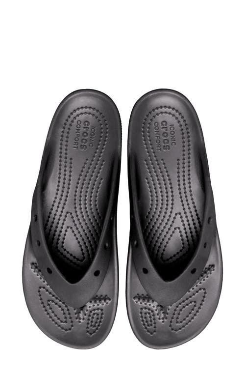 Crocs Classic Platform Flip Flop In Black