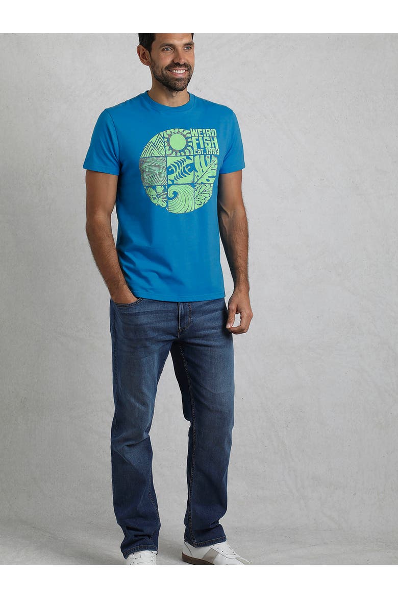 Summer Sector Graphic T-Shirt, Alternate, color, Lagoon Blue