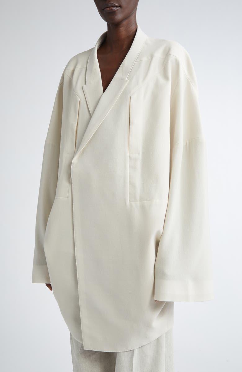 Rick Owens Arrowhead Oversize Virgin Wool Jacket, Alternate, color, 