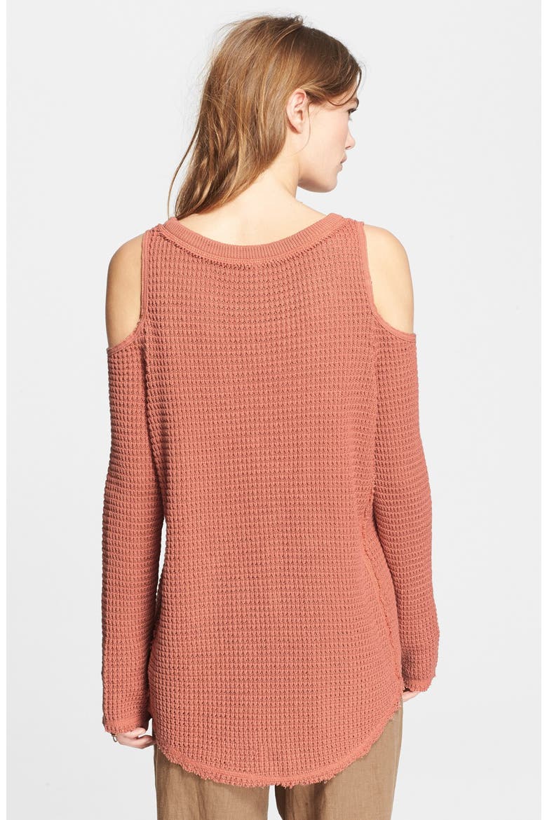 'Sunrise' Cotton Pullover, Alternate, color, BISQUE
