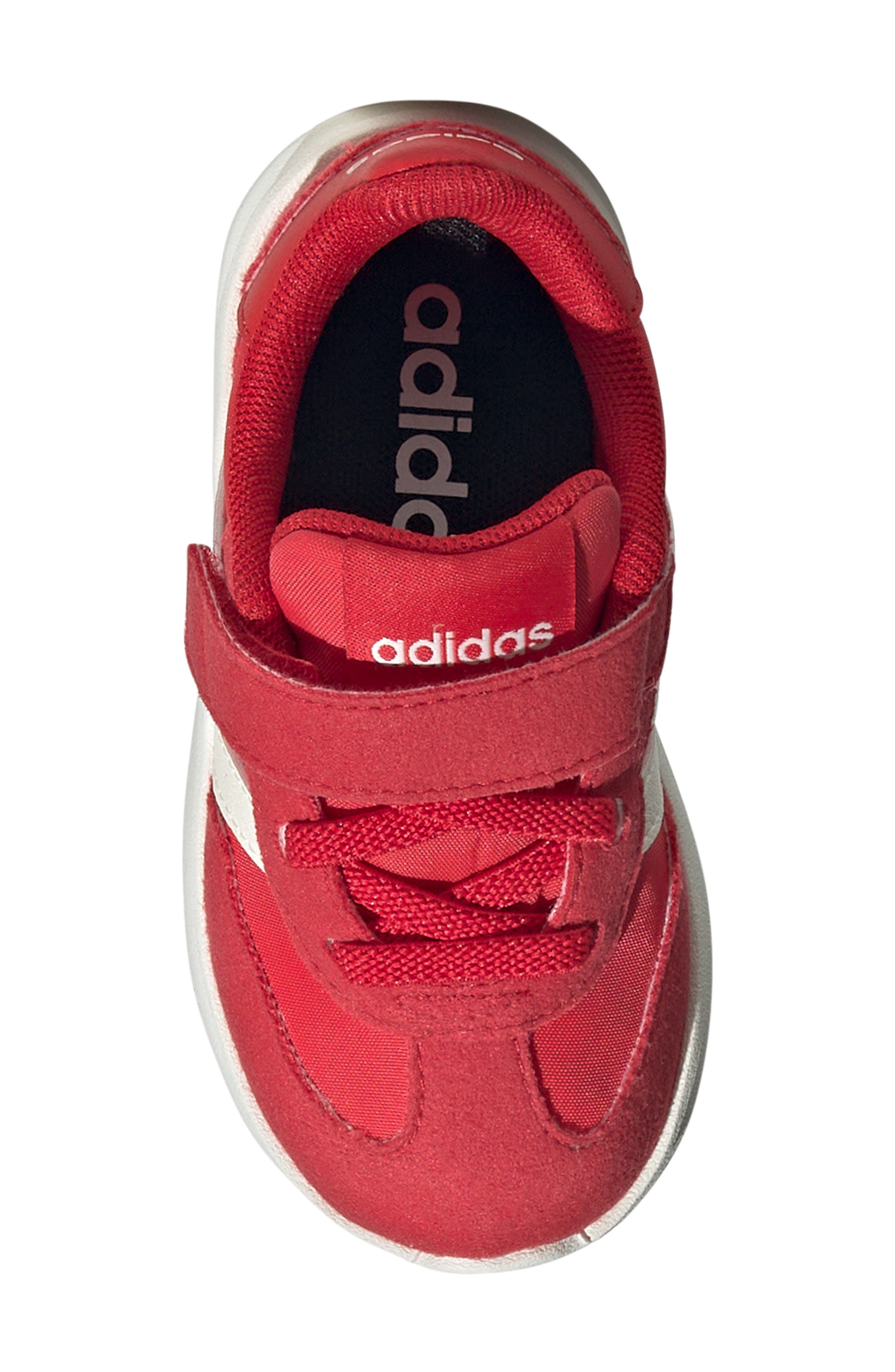 adidas Kids' Run '70s El I Sneaker, Alternate, color, Red/ Off White/ Burgundy