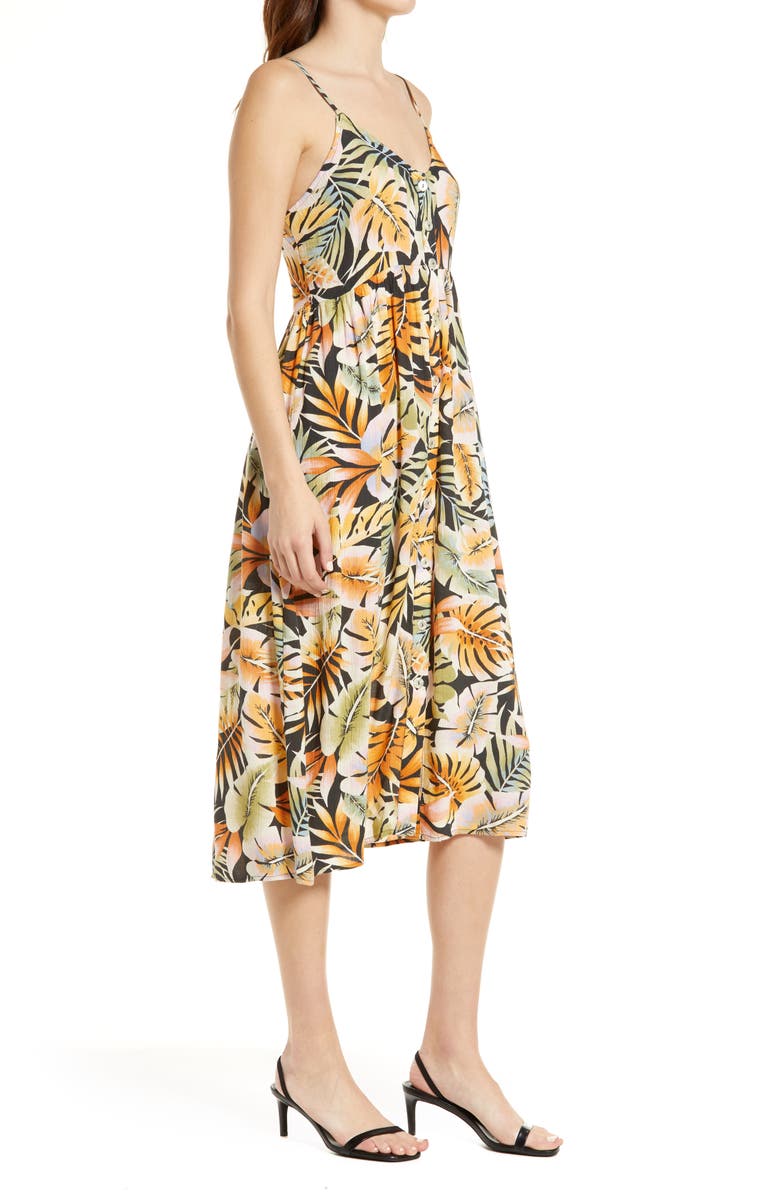 Billabong Venice Babe Floral Print Sundress, Alternate, color, 