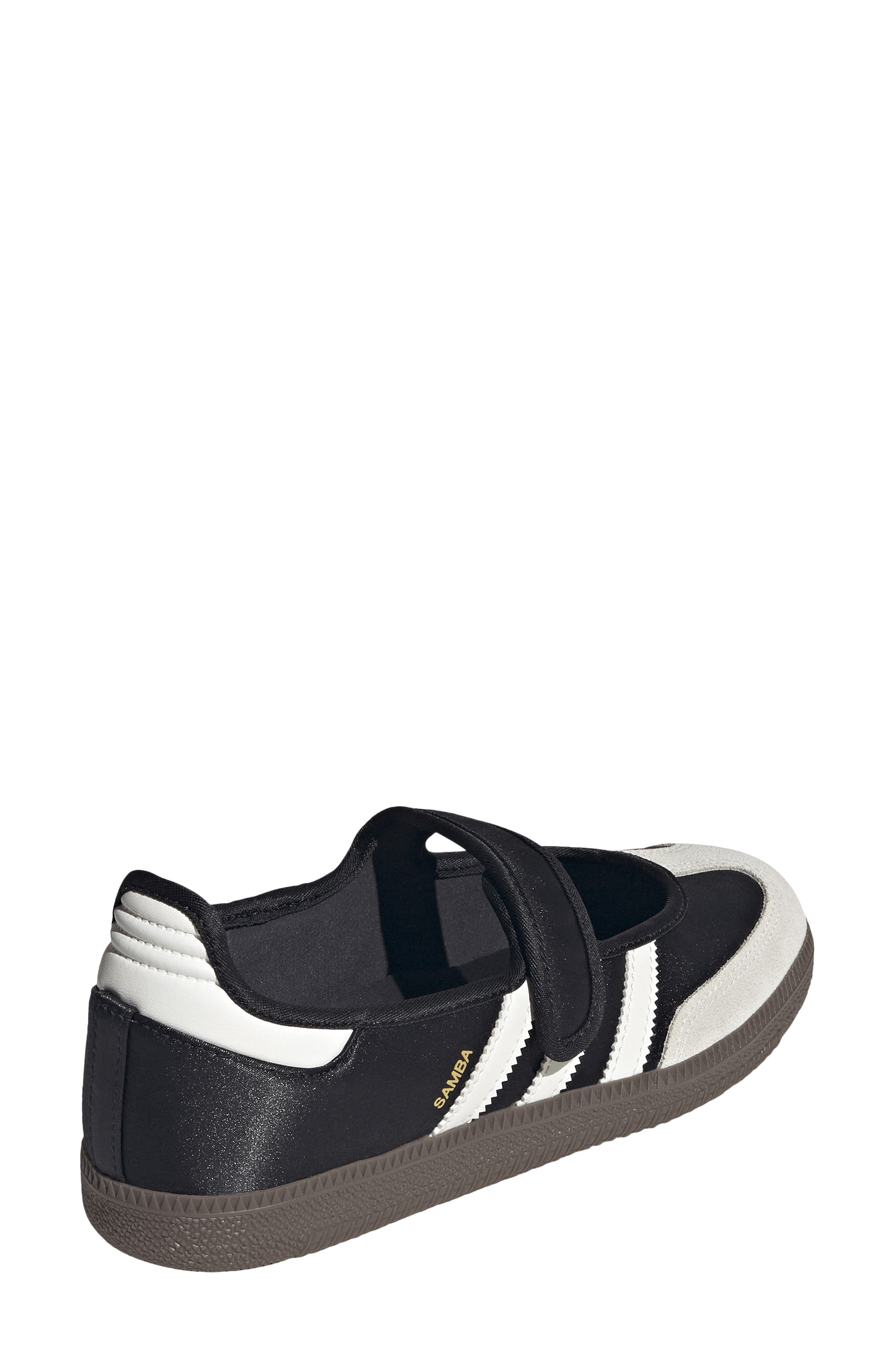 adidas Samba Jane Sneaker, Alternate, color, Core Black/ Off White/ Gold