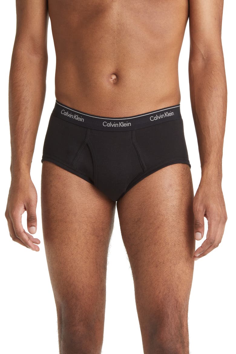 3-Pack Cotton Classics Briefs, Alternate, color, BLACK
