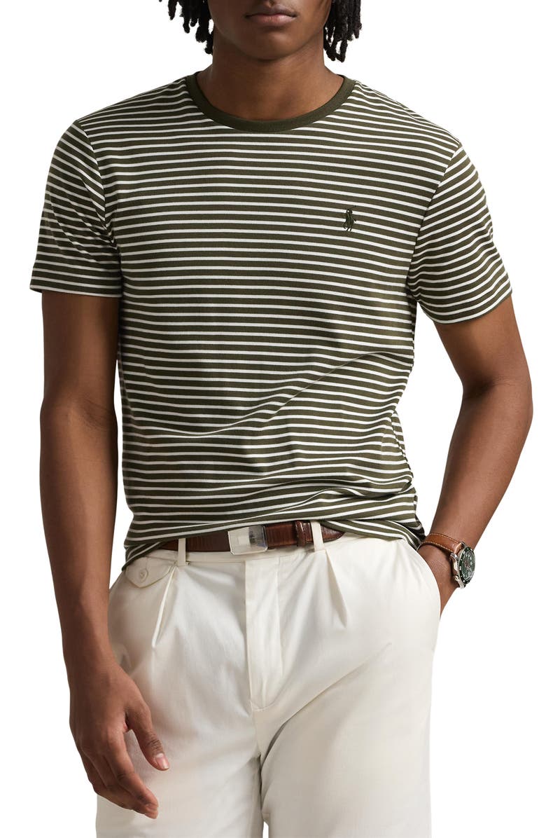 Polo Ralph Lauren Stripe Cotton T-Shirt, Main, color, 