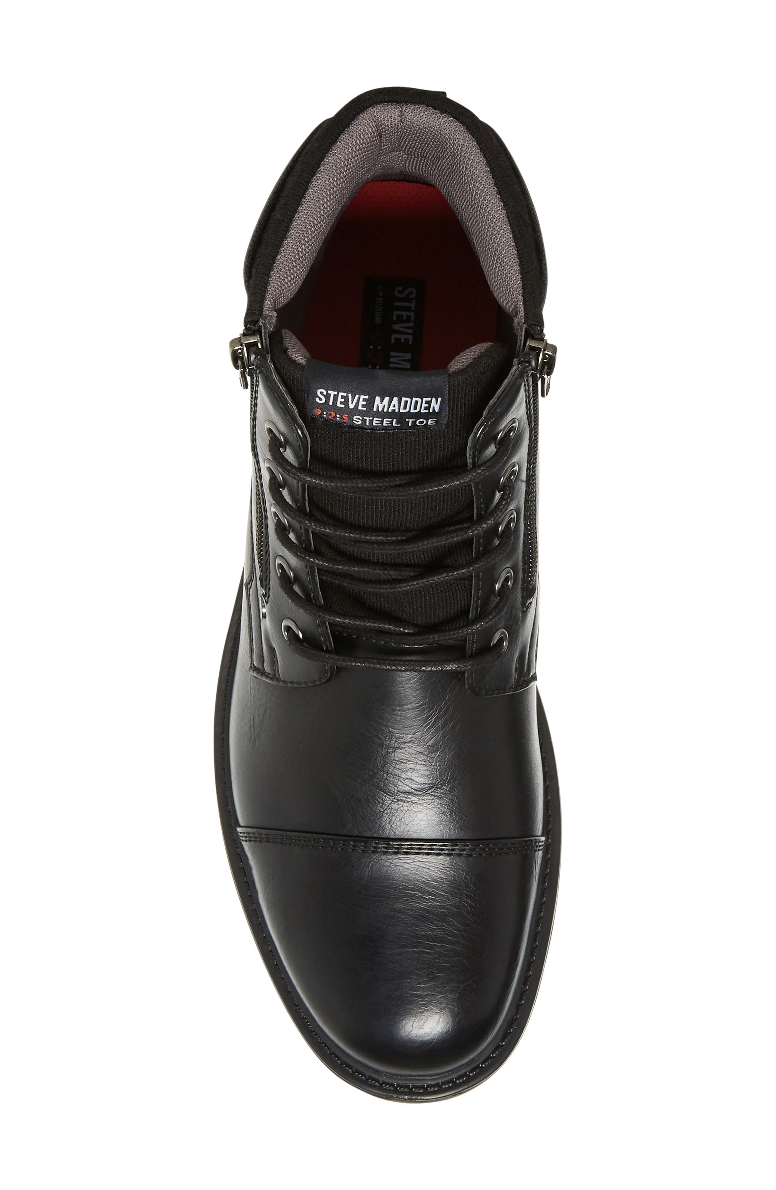 Steve Madden Wesler Non Slip Steel Toe Boot, Alternate, color, 