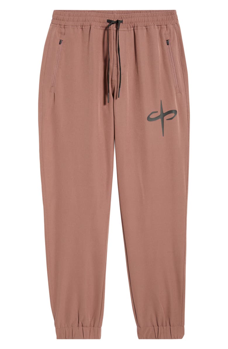 SANTO STUDIO Tempo Ciao Bella Tech Performance Joggers, Alternate, color, Espresso