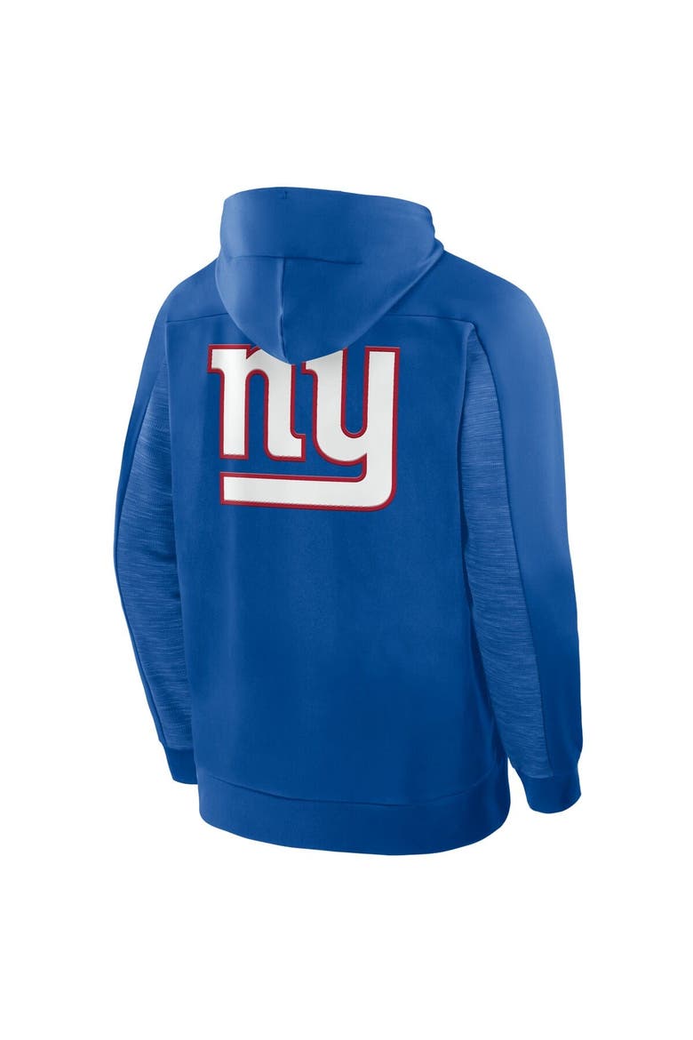 Men's Fanatics Royal New York Giants Checkdown Pass Full-Zip Hoodie, Alternate, color, Royal