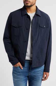 BOSS Carper Stretch Nylon Snap-Up Jacket