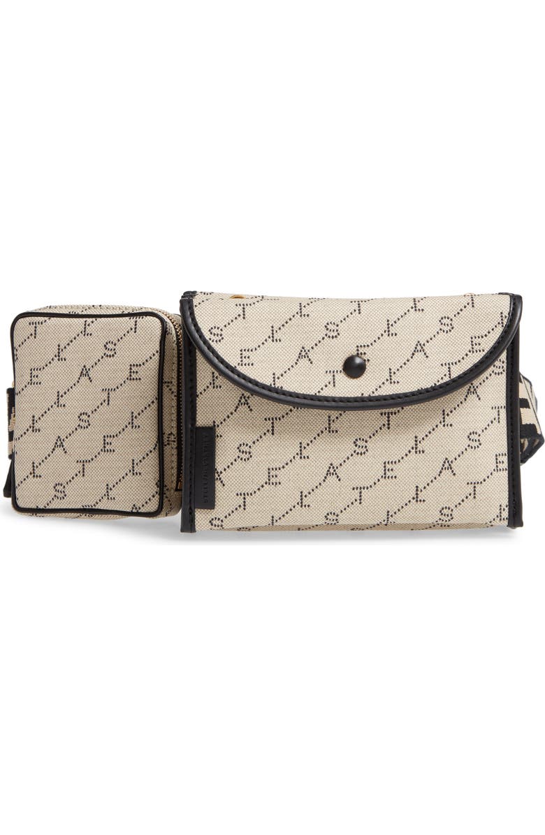 Stella McCartney Monogram Canvas Belt Bag, Main, color,