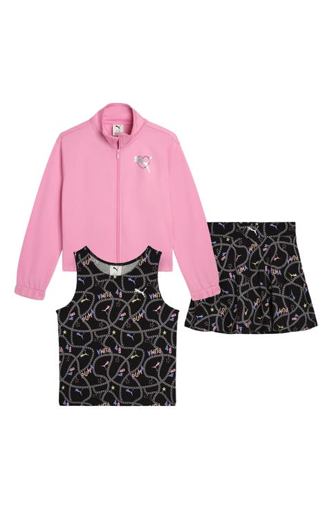 Kids' Track Jacket, Tank & Skort Set (Little Kid)