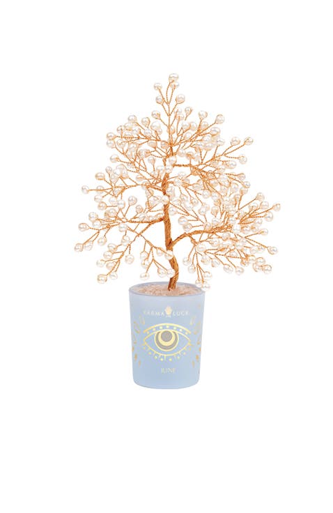Pearl Feng Shui Crystal Tree of Life June Birthstone Ethereal Energy