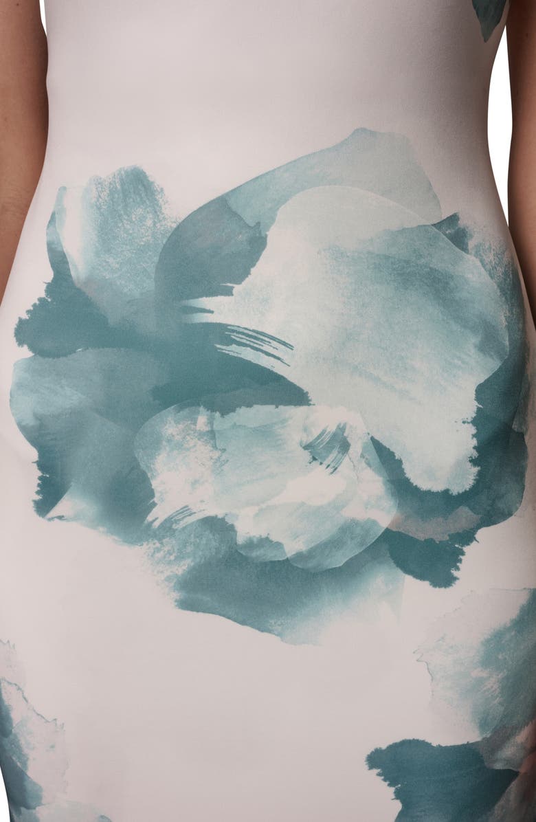 Donna Karan New York Sleeveless Sheath Dress, Alternate, color, Watrlily Multi