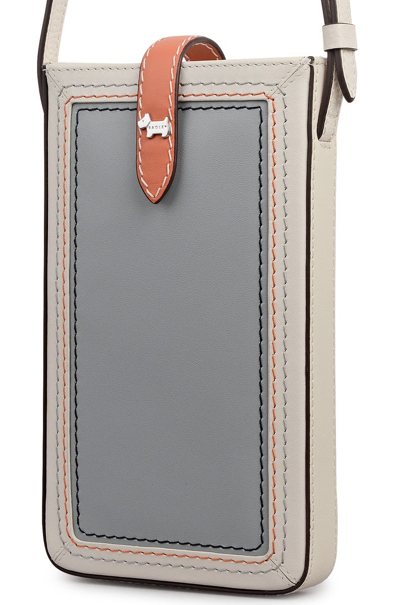 Radley Willis Street - Colourblock Medium Phone Crossbody Bag, Alternate, color, Steel