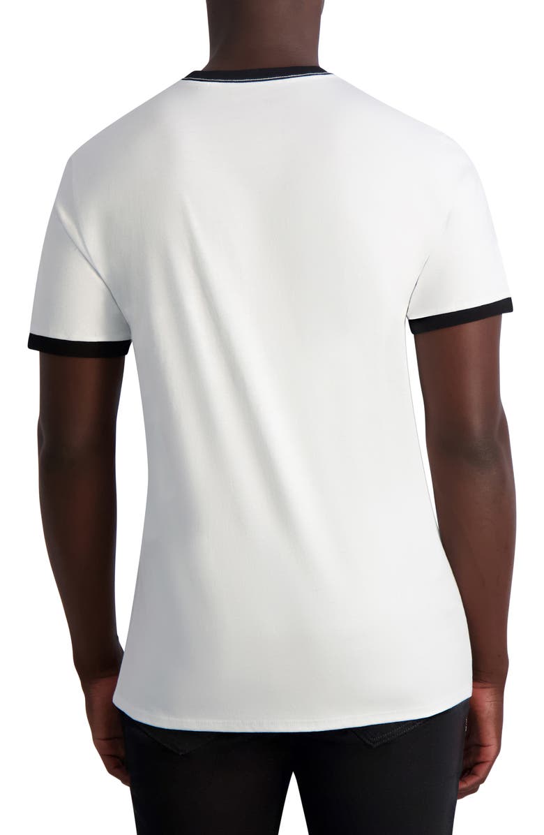 KARL LAGERFELD PARIS Logo Cotton T-Shirt, Alternate, color, 