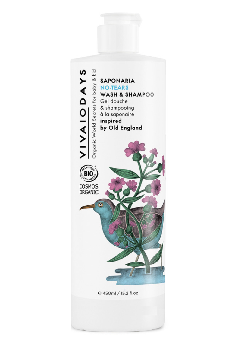 Saponaria No-Tears Wash & Shampoo, Main, color, White