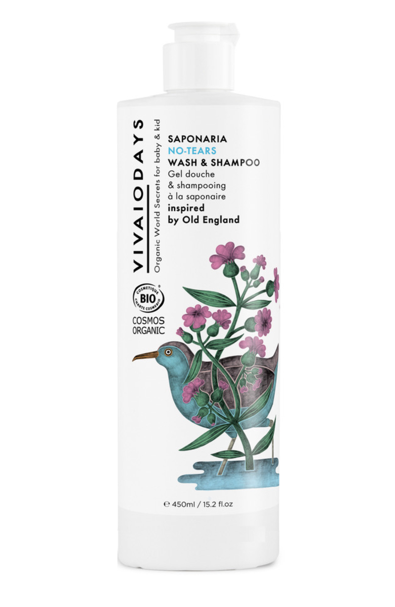 VIVAIODAYS Saponaria No-Tears Wash & Shampoo, Main, color, White