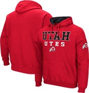 COLOSSEUM Men's Colosseum Red Utah Utes Sunrise Pullover Hoodie
