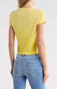 MOTHER The Itty Bitty Biting My Time Graphic Ringer Tee