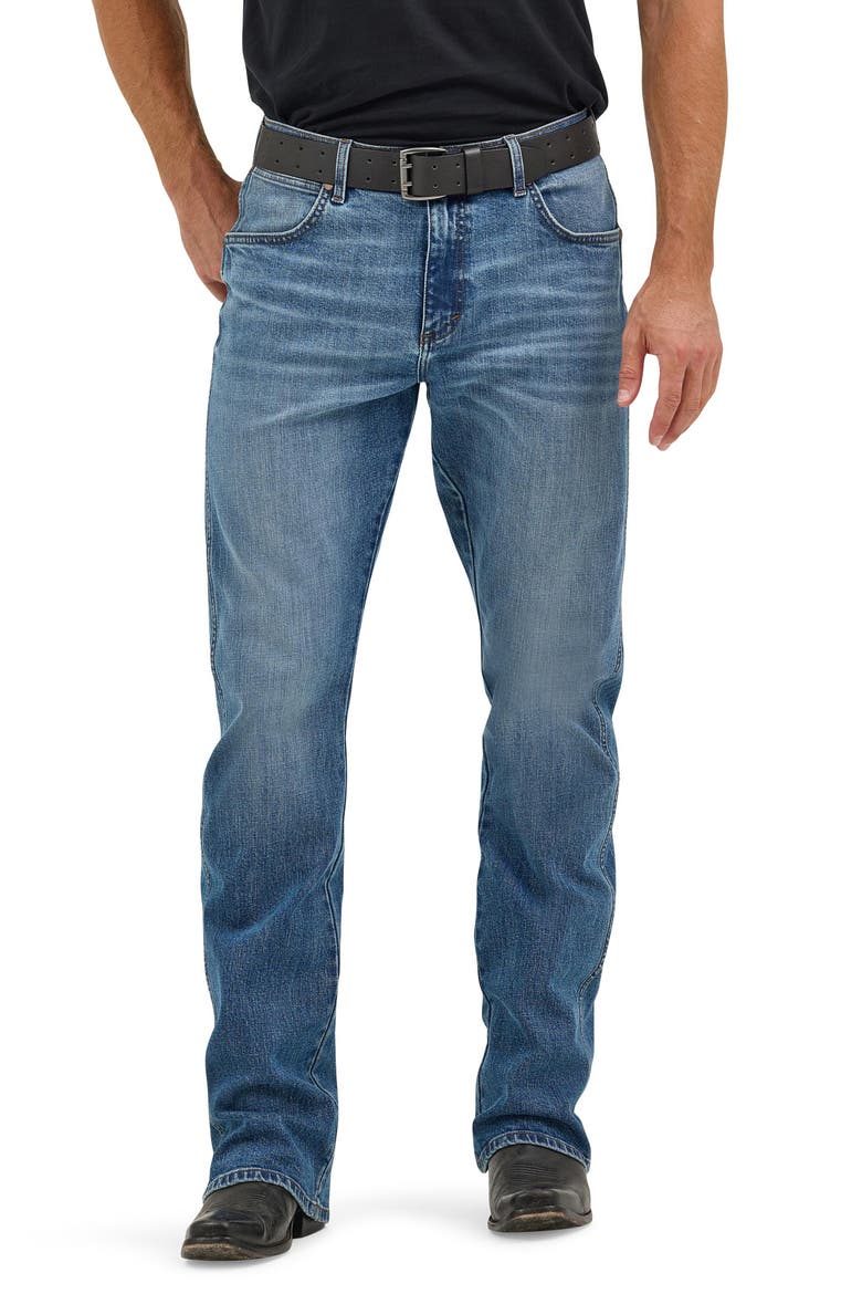 Retro Relaxed Bootcut Jeans, Main, color, HARRIS