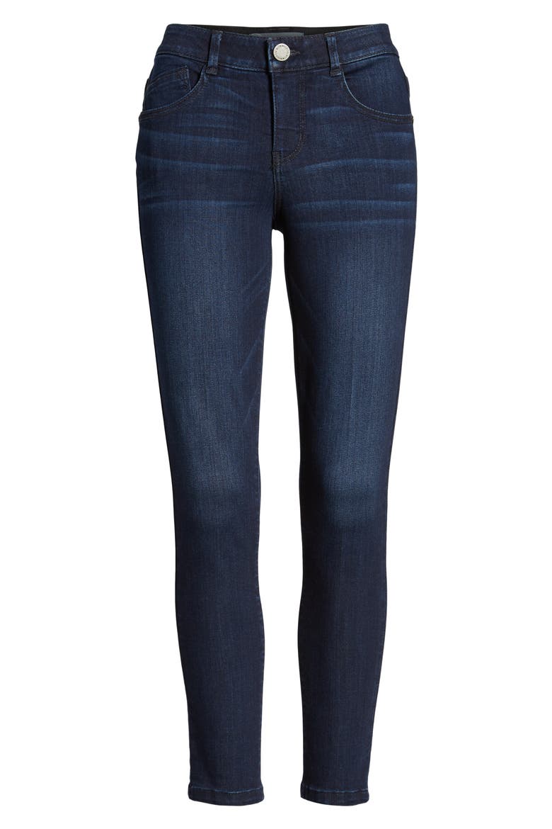 Sophie 'Ab'Solution Skinny Ankle Jeans, Alternate, color, INDIGO