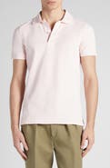 TOM FORD Short Sleeve Cotton Piqué Polo