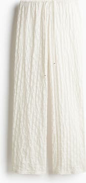 H&M Lace-look Drawstring Trousers