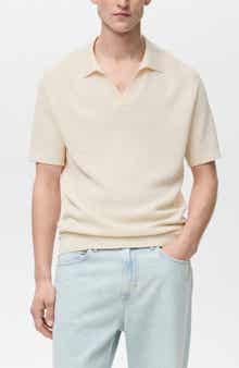 MANGO Slim Fit Fine Knit Polo