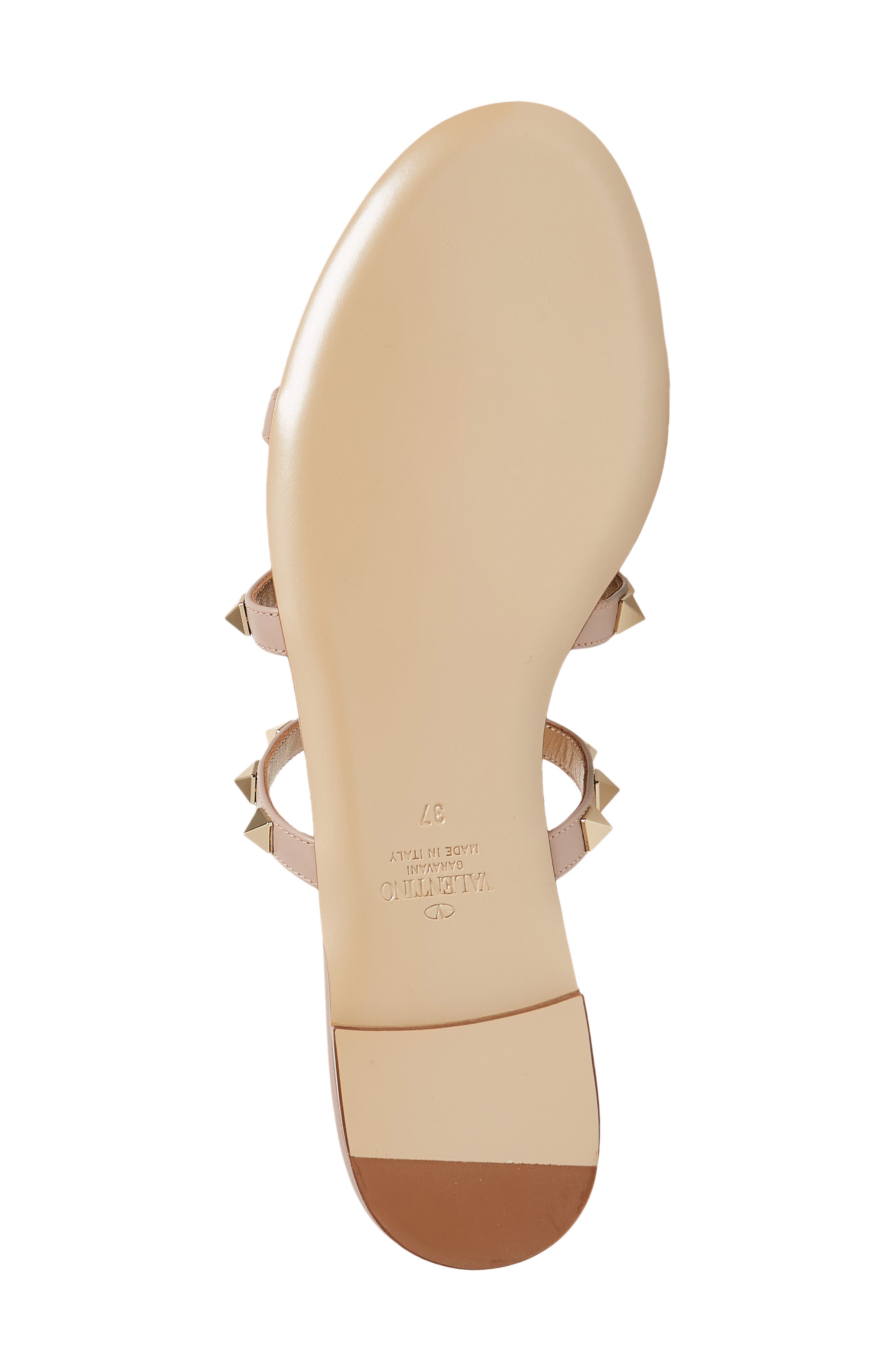 Rockstud Slide Sandal, Alternate, color, P45 POUDRE