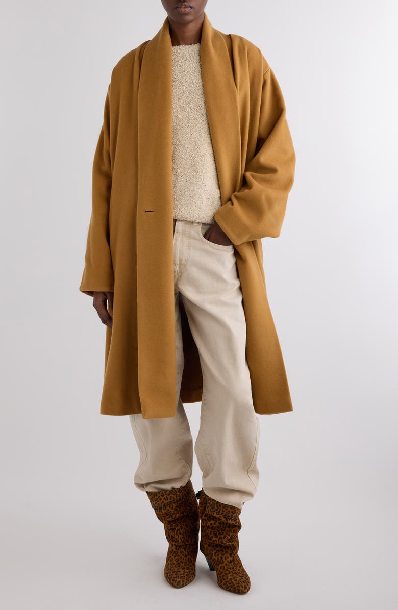 Isabel Marant Elise Wool Blend Coat, Alternate, color, 