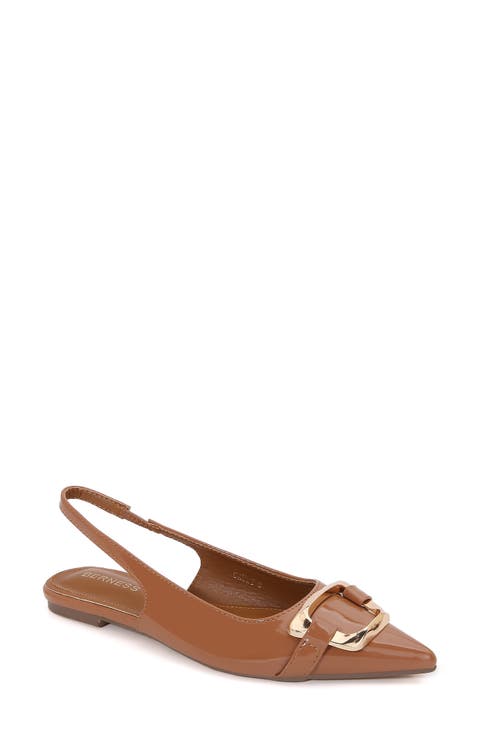 Caeli Buckle Slingback Flat (Women)