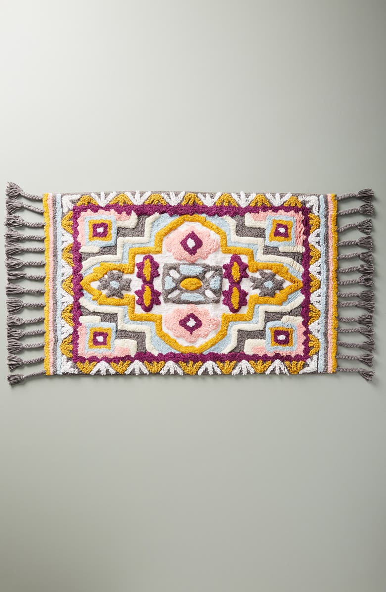 Anthropologie Home Anthropologie Raj Bath Rug, Main, color,