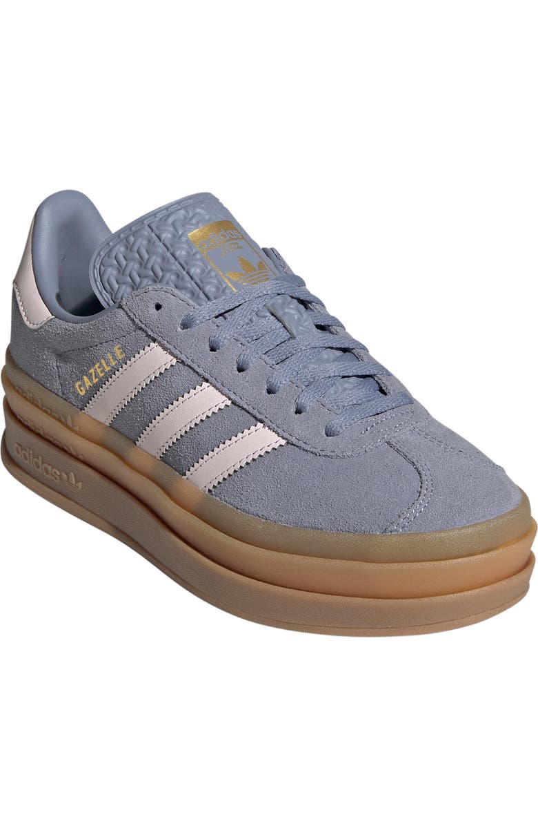 adidas Kids' Gazelle Bold Sneaker, Main, color, Silvio/Alm
