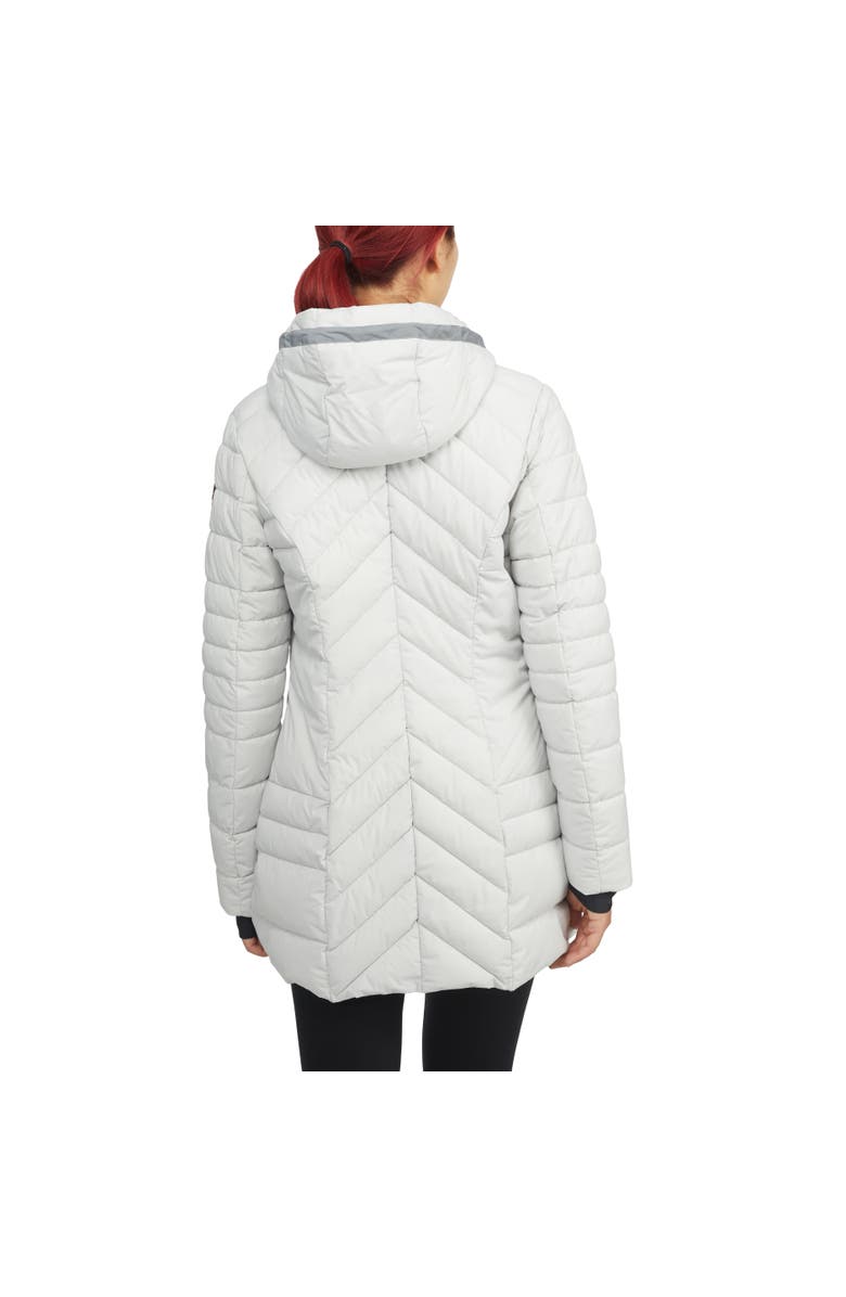 Pajar Cort Light Weight Stretch Fixed Hood Puffer with Reflective Trim, Alternate, color, 