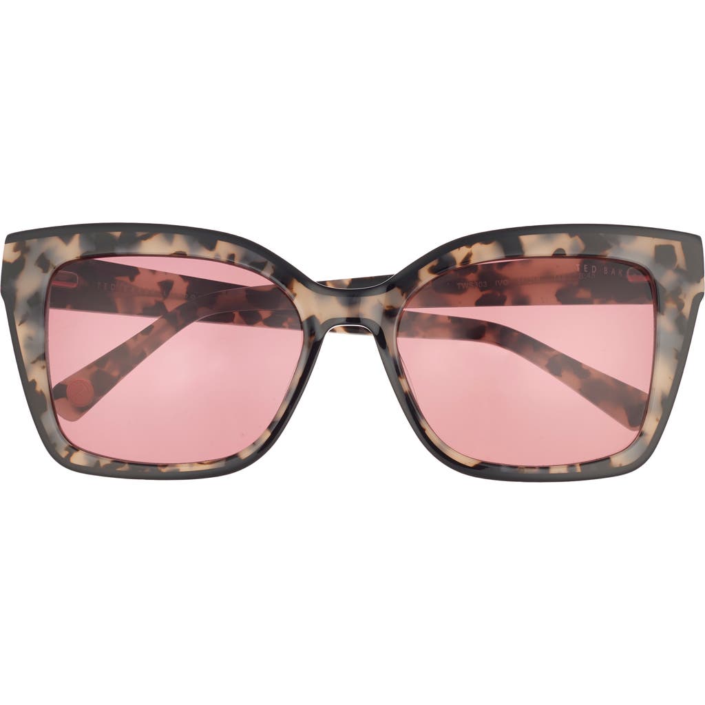 Ted Baker 55mm Cat Eye Sunglasses