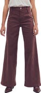 Free People Libre High Waist Wide Leg Corduroy Pants