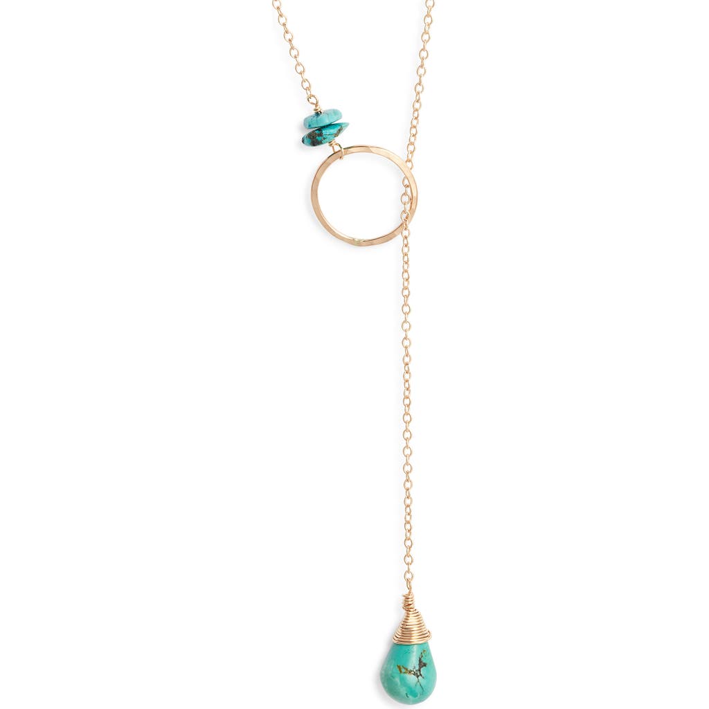 Nashelle Gwyneth Semiprecious Toggle Necklace In Gold