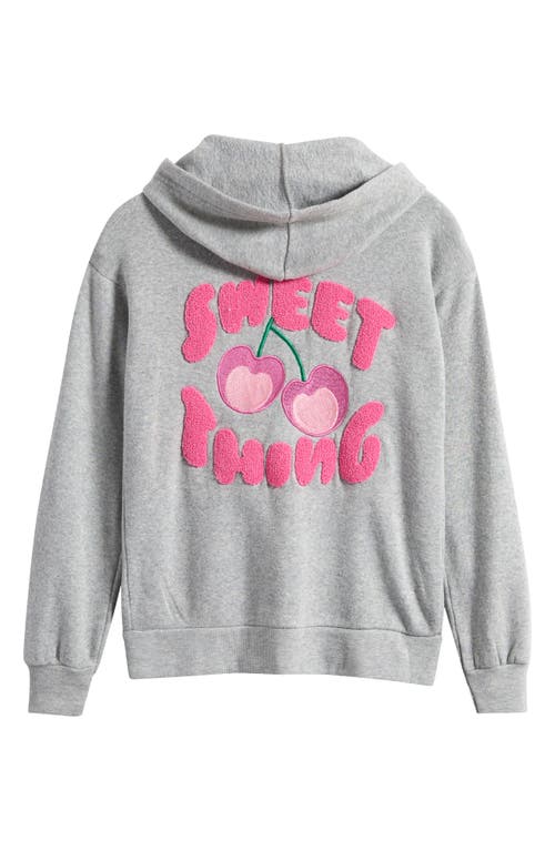 VINTAGE HAVANA VINTAGE HAVANA KIDS' SWEET THING PATCH ZIP HOODIE 