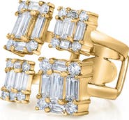 Mindi Mond Clarity Quad Cube Diamond Ring