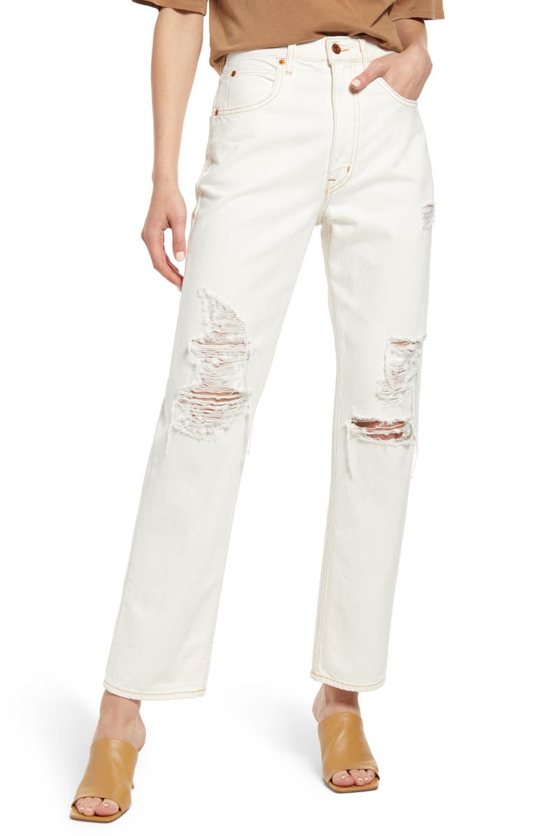 SLVRLAKE Dakota High Waist Boyfriend Jeans, Main, color, 