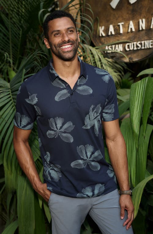 Travismathew Tropical Tour Floral Cotton Blend Polo