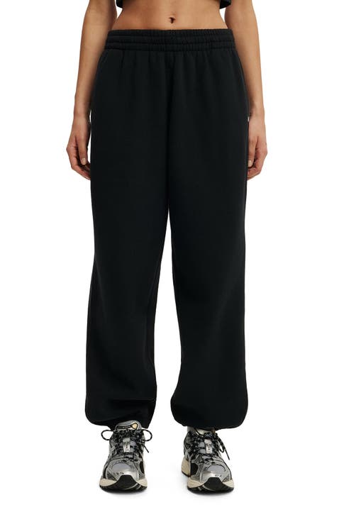 Women's Active Plush Boyfriend Jogger