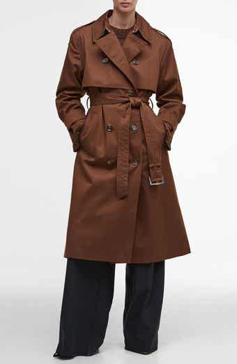 Aoife Belted Water Resistant Trench Coat