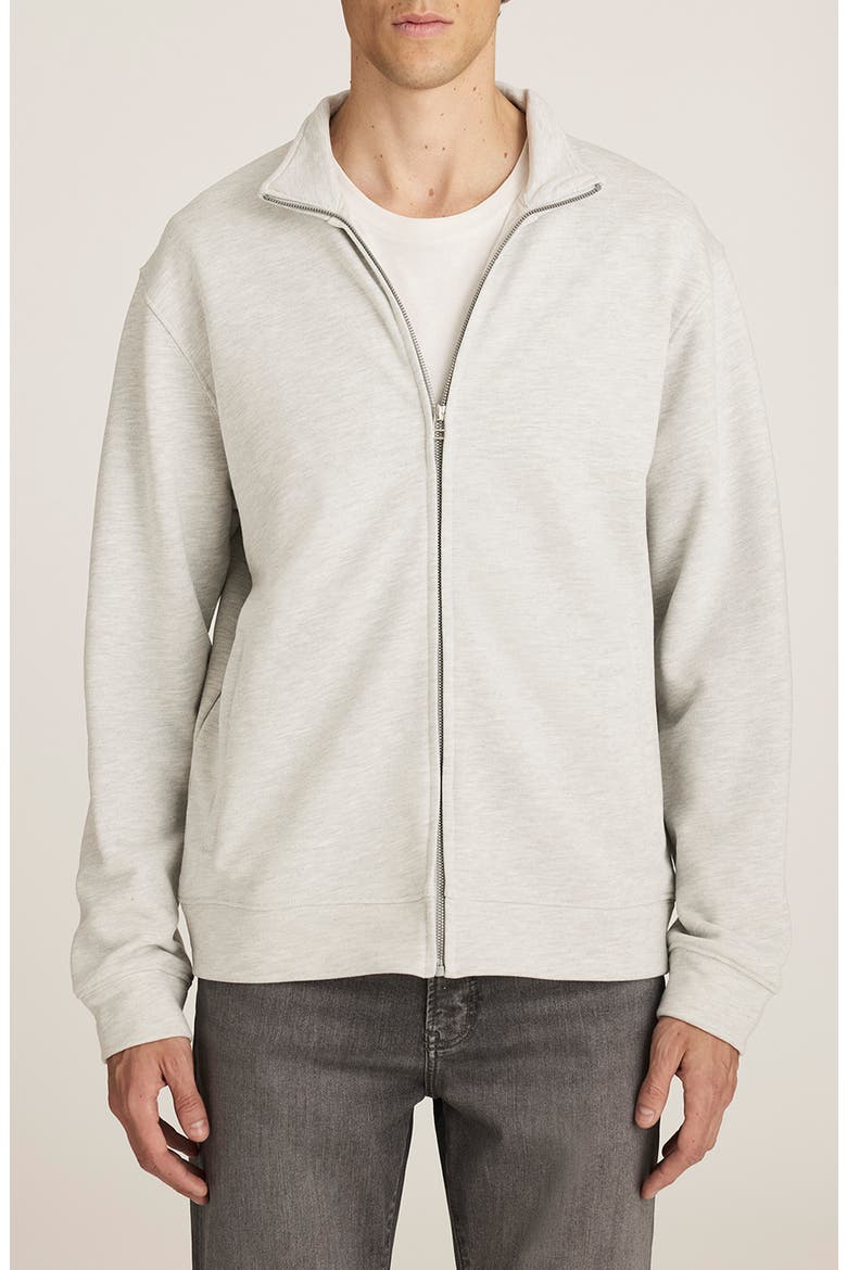 Edition Zip-Up Cotton Blend Sweatshirt, Main, color, KAR MELANGE