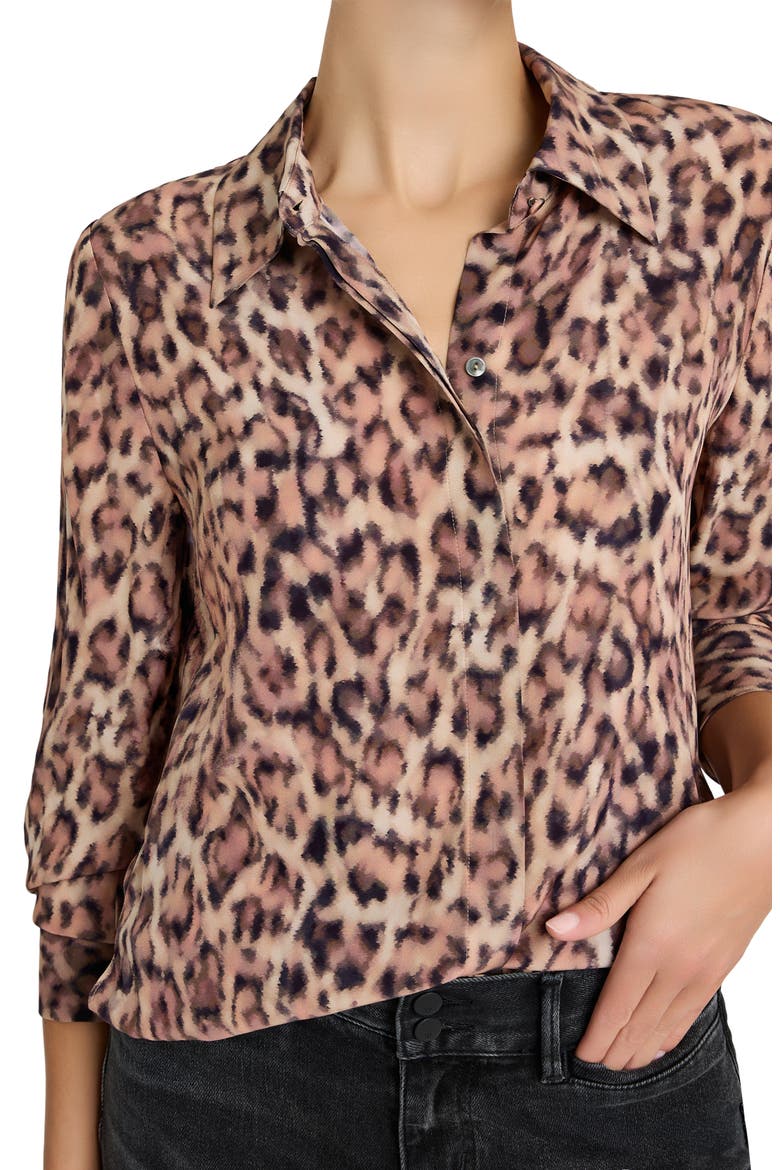 Charlize Print Shirt, Alternate, color, LIGHT NATURAL MULTI