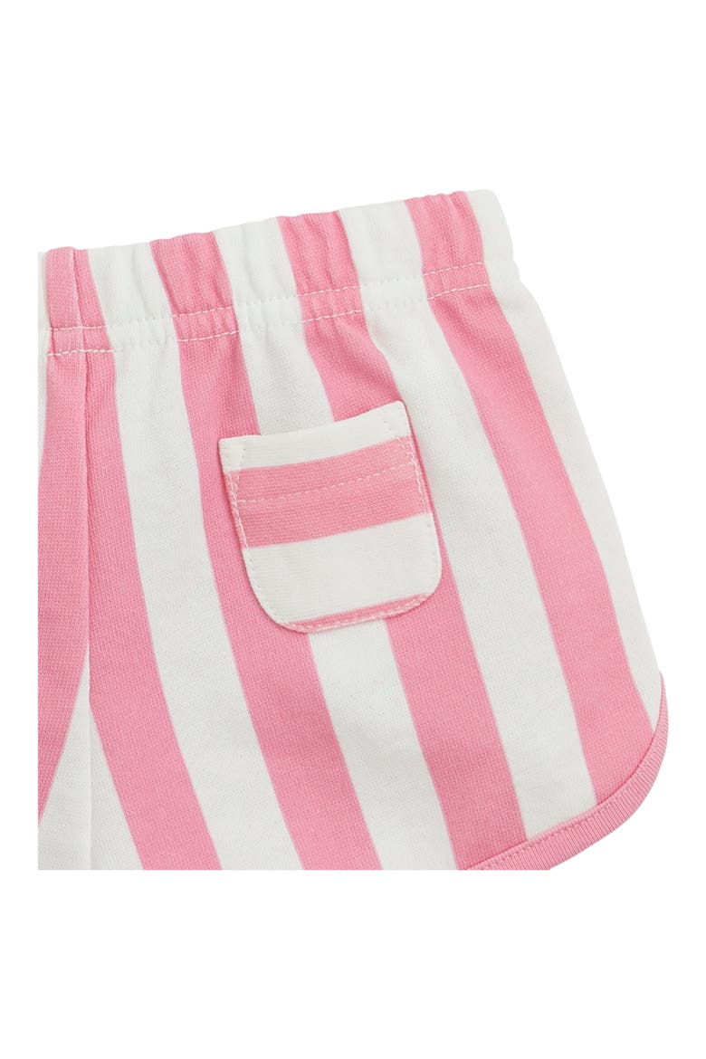 Kids' Santa Monica Colorblock T-Shirt & Stripe Shorts Set, Alternate, color, SANMO